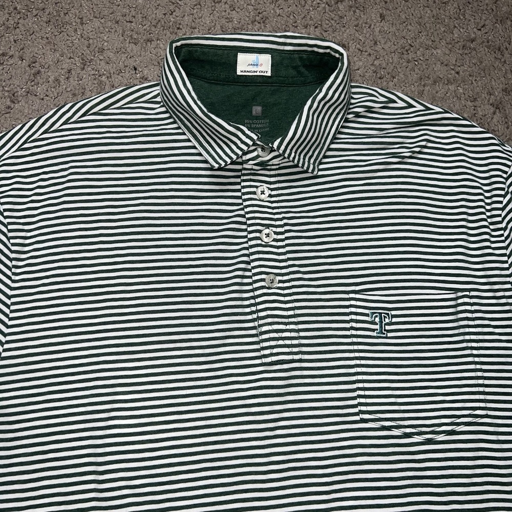 Johnnie-O Texas Rangers Men's‎ Performance Polo Shirt Size L